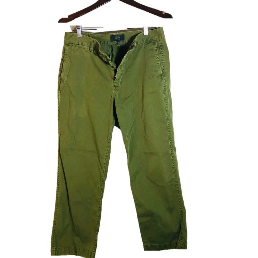 J Crew Green Chino Size 10P